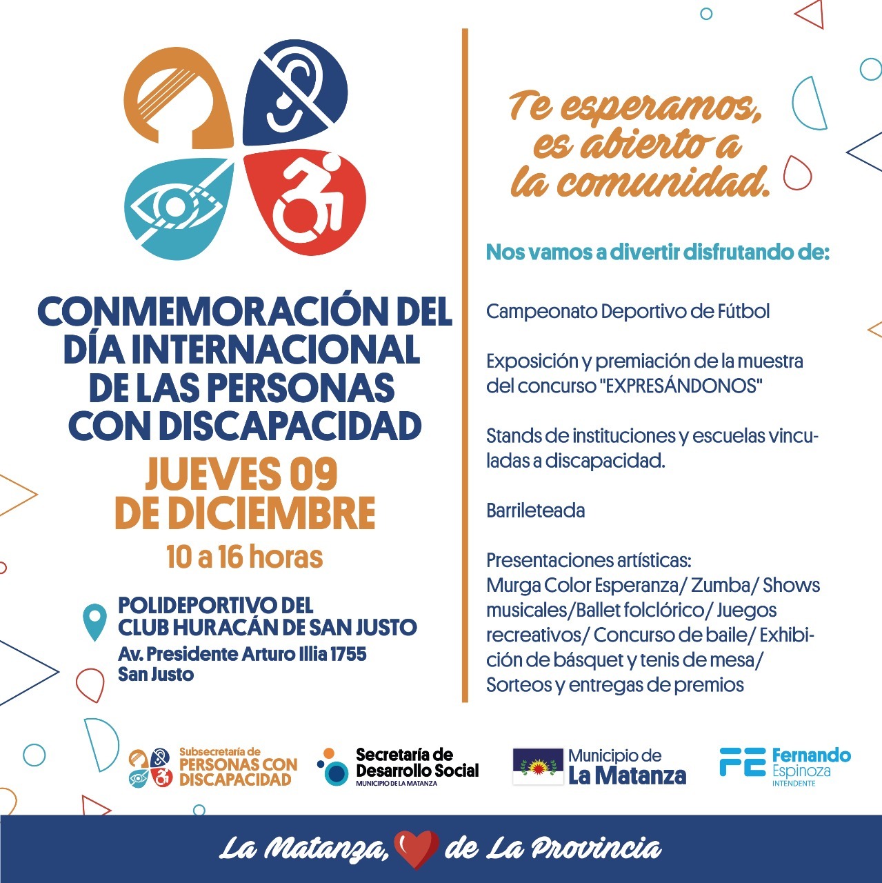 la matanza dia de las personas con discapacidad