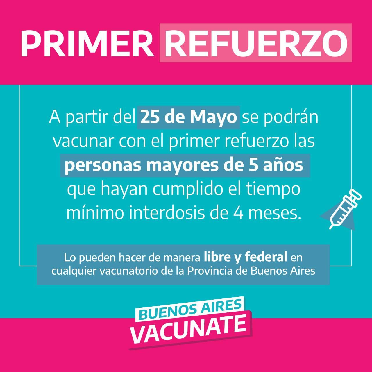 refuerzo dosis