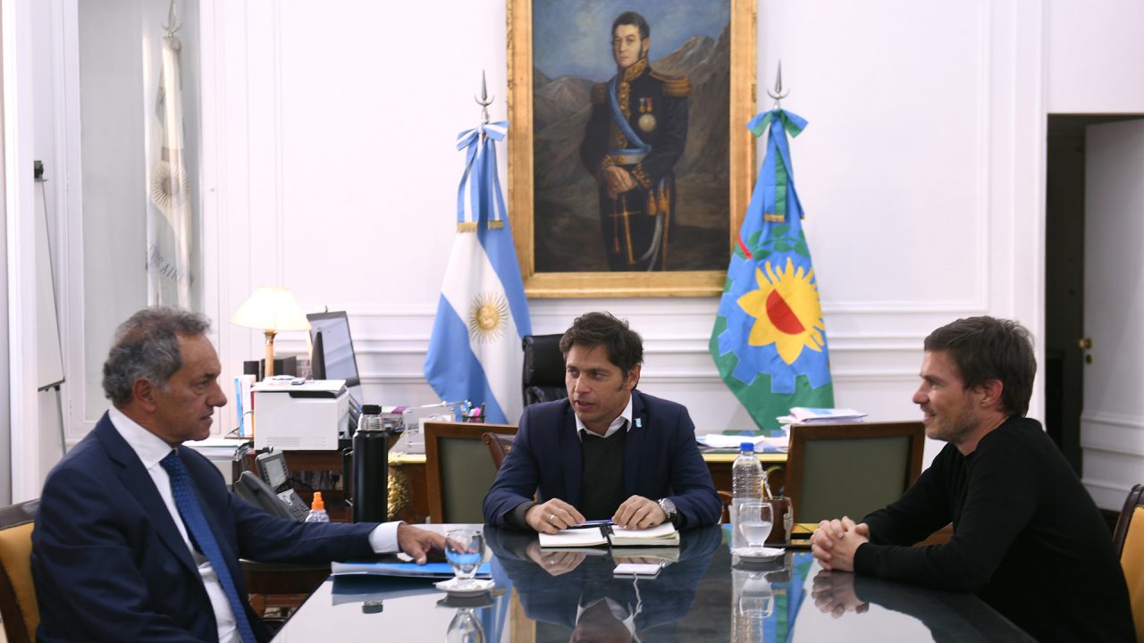 Scioli Kici y Costa