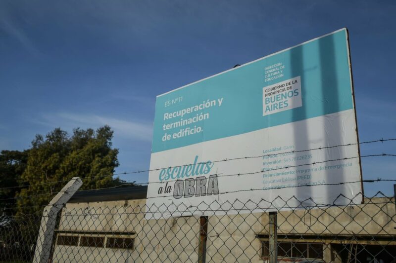 escuelas a la obra