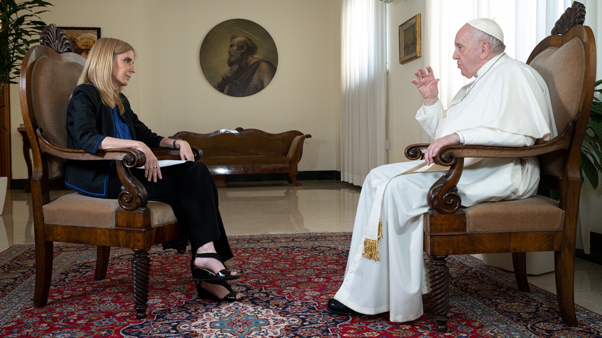 Papa Francisco y Bernarda Llorente 1