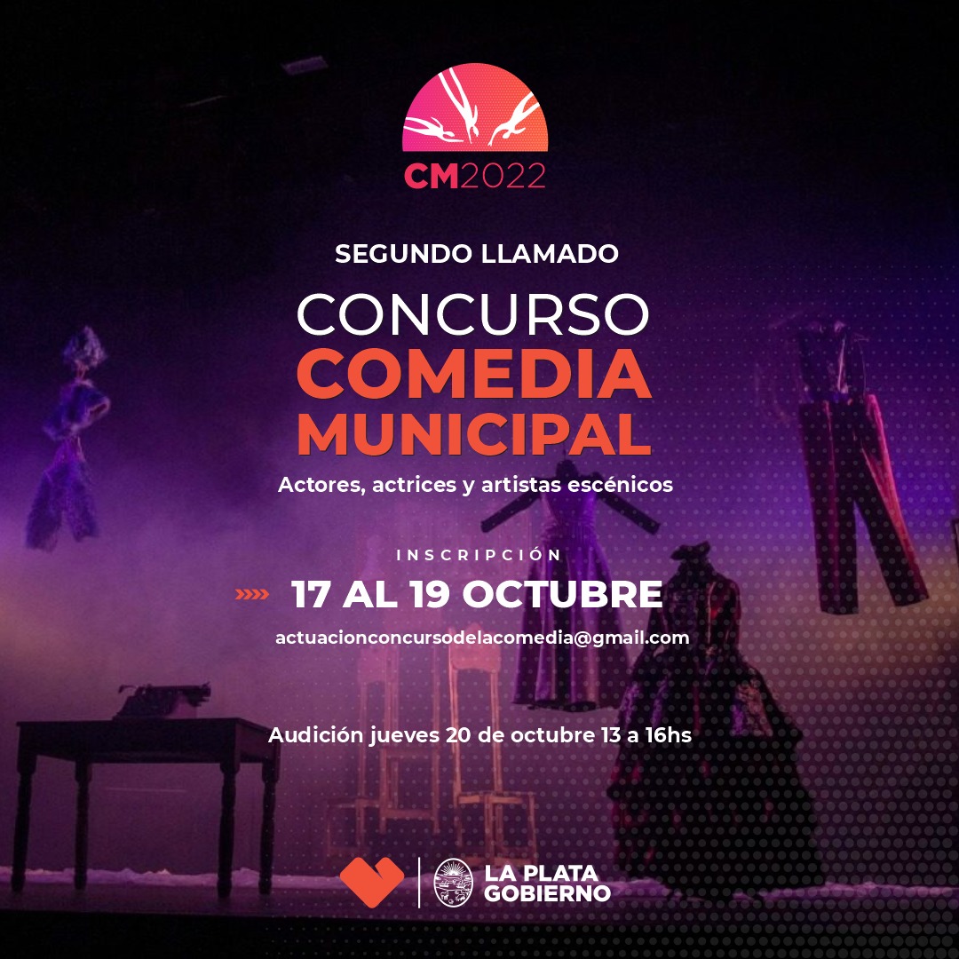 Reabre la convocatoria al Concurso de la Comedia Municipal 2022