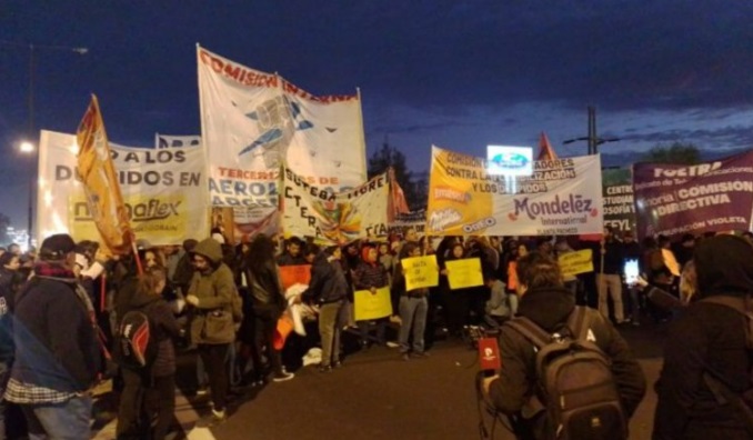 Protesta Mondelez
