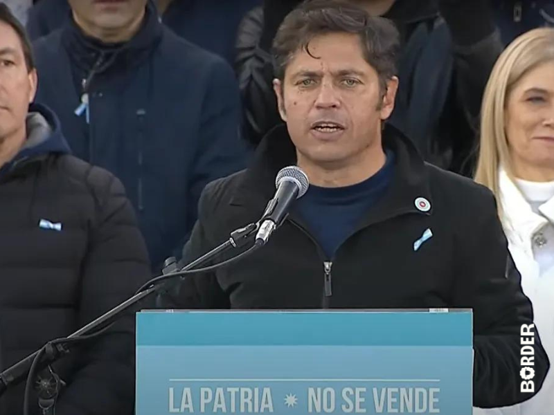 Kicillof La patria no se vende